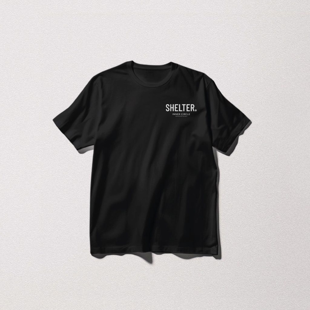 Shelter Orgin T-Shirt II - Deep Black