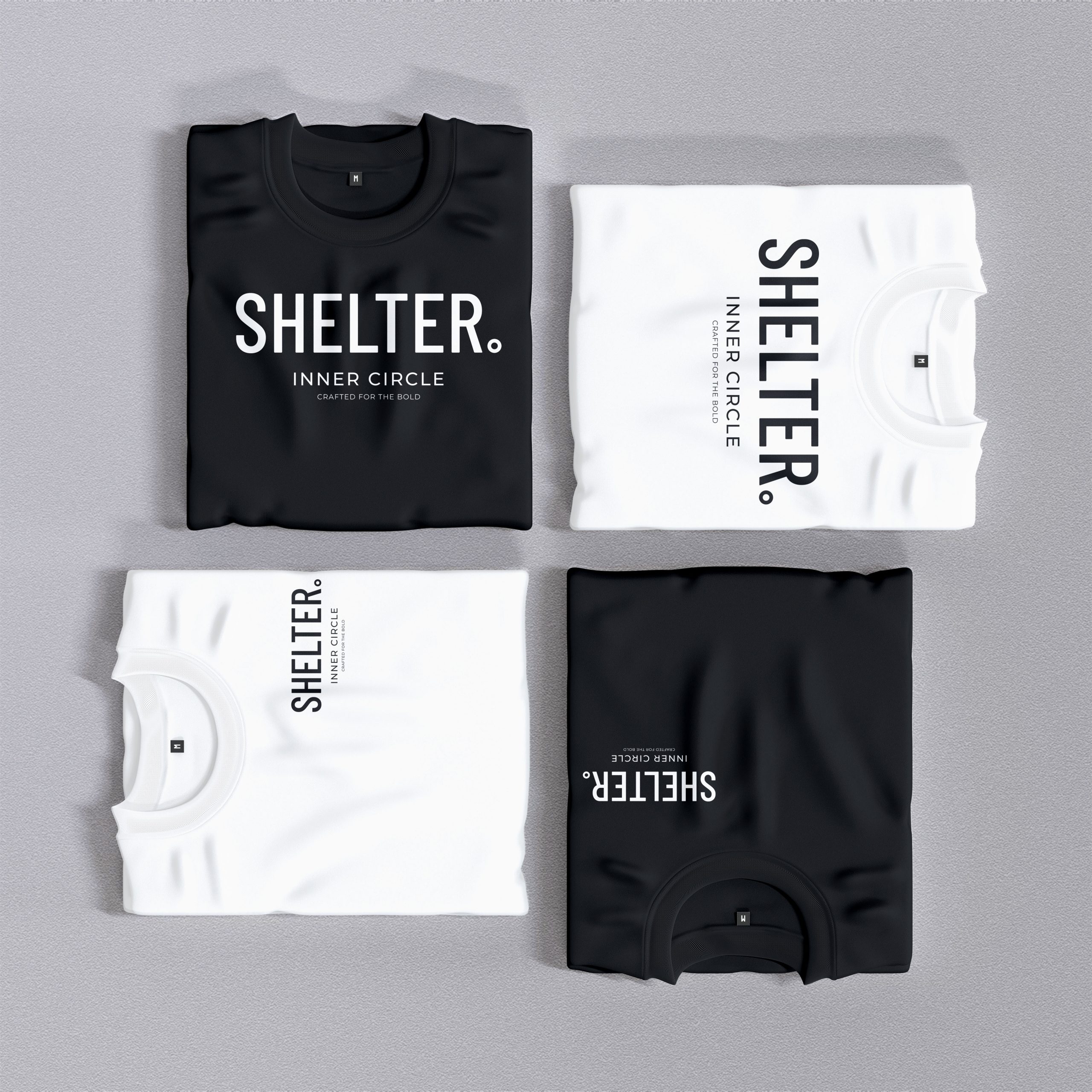 Shelter Orgin T-Shirt - Deep Black - obrazek 4